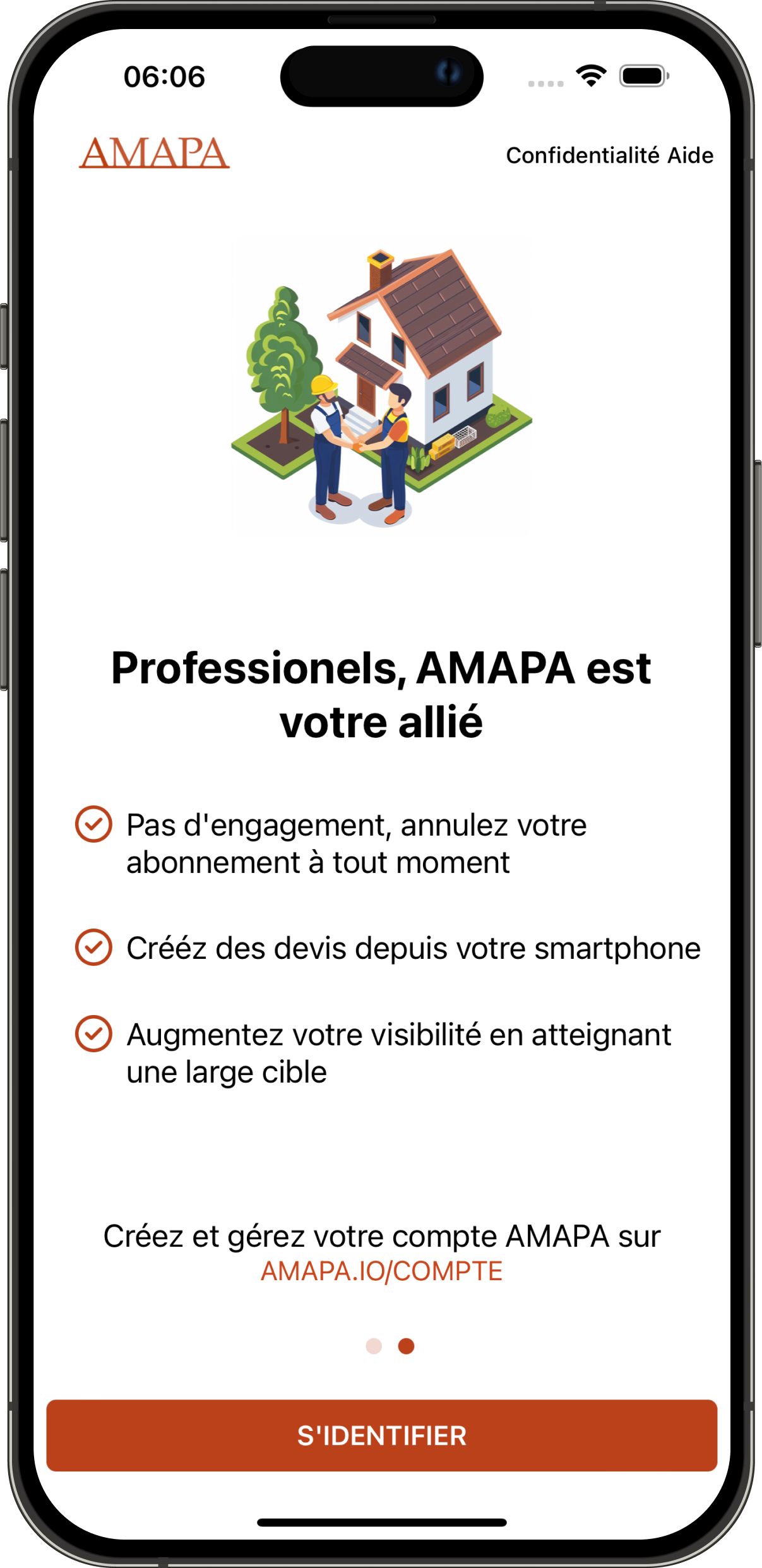 Réalisez des devis sur AMAPA